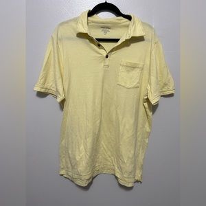 Banana Republic Polo Shirt - Yellow - XL - Pocket - Gently Used